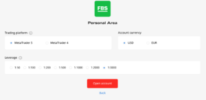 FBS Account Opening